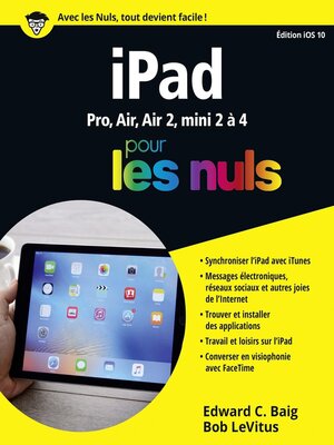 cover image of iPad ed iOS 10 pour les Nuls